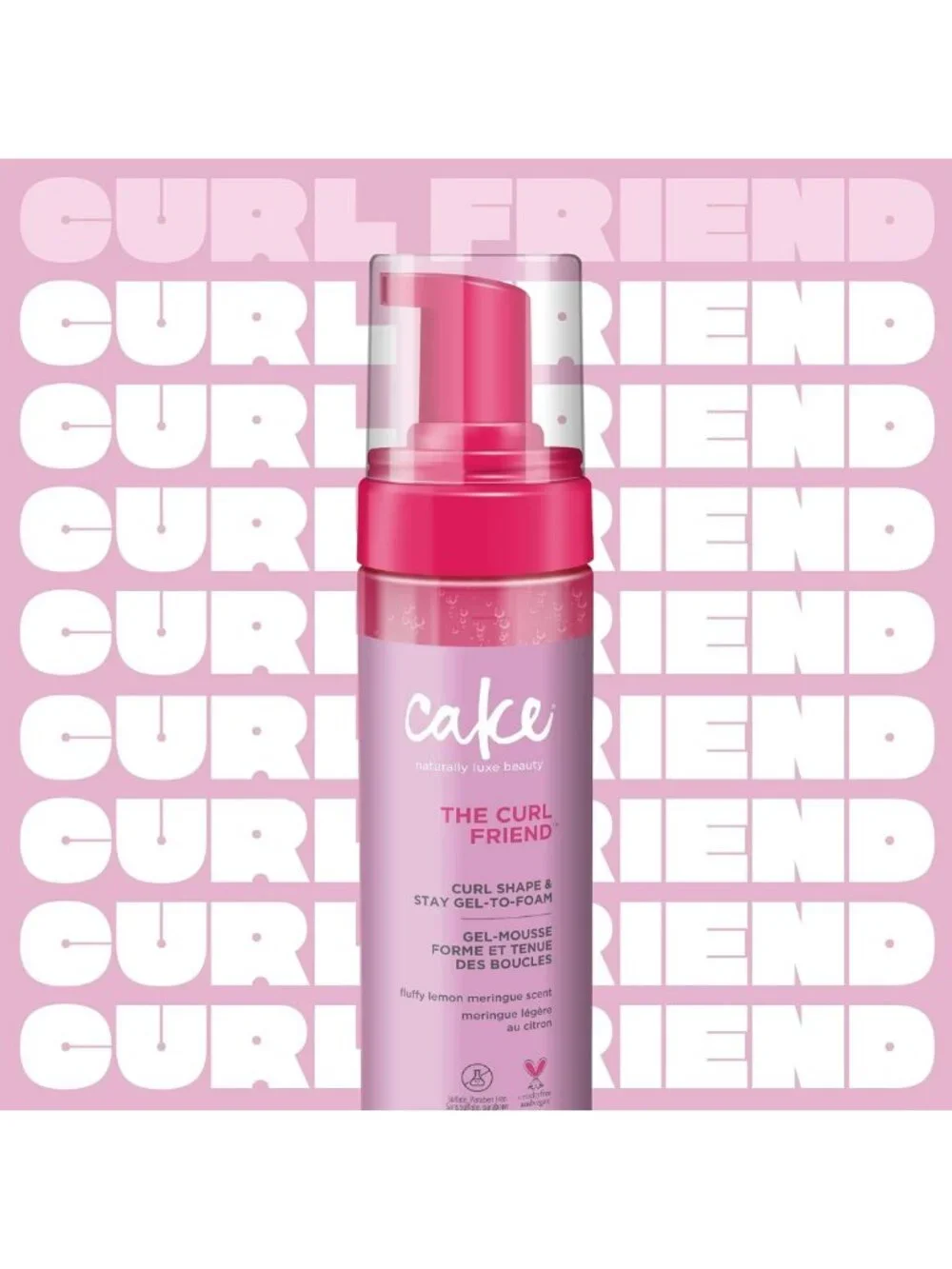 Curl Defining Gel-to-Foam Styler - High Hold, Coconut Oil & Shea Butter - Frizz